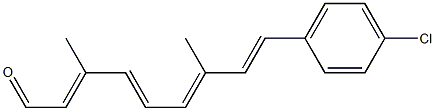 (2E,4E,6E,8E)-3,7-Dimethyl-9-(4-chlorophenyl)-2,4,6,8-nonatetren-1-al|