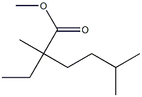 Isoamyl dimethyl butyrate Struktur