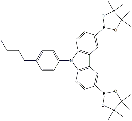 9-(4-Butylphenyl)-3,6-bis(4,4,5,5-tetramethyl-1,3,2-dioxaborolan-2-yl)-9H-carbazole