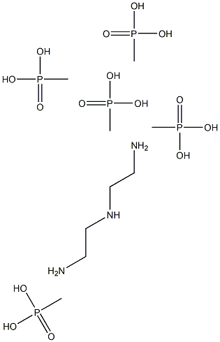 Diethylenetriamine pentamethylphosphonate Struktur