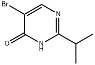 5-Bromo-4-hydroxy-2-(iso-propyl)pyrimidine Struktur