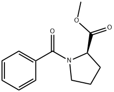(R)-METHYL 1-BENZOYLPYRROLIDINE-2-CARBOXYLATE 结构式