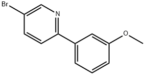 3-Bromo-6-(3-methoxyphenyl)pyridine Struktur
