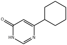 4-Hydroxy-6-(cyclohexyl)pyrimidine Struktur