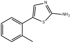 5-(2-methylphenyl)-1,3-thiazol-2-amine Struktur