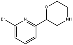 2-(6-Bromo-2-pyridinyl)morpholine Struktur