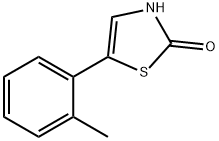 2-Hydroxy-5-(2-tolyl)thiazole Struktur