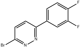 3-Bromo-6-(3,4-difluorophenyl)pyridazine, 1215074-24-0, 结构式