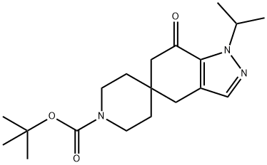 tert-butyl 1-isopropyl-7-oxo-1,4,6,7-tetrahydrospiro[indazole-5,4'-piperidine]-1'-carboxylate
