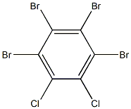 1,2,3,4-tetrabromo-5,6-dichlorobenzene