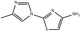 4-Amino-2-(4-methylimidazol-1-yl)thiazole Struktur