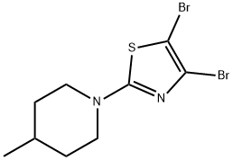 4,5-Dibromo-2-(4-methylpiperidino)thiazole|