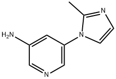 3-AMINO-5-(2-METHYLIMIDAZOL-1-YL)PYRIDINE|