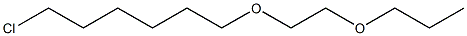 1-chloro-6-(2-propoxyethoxy)hexane Structure