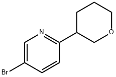 3-Bromo-6-(3-tetrahydropyranyl)pyridine|3-Bromo-6-(3-tetrahydropyranyl)pyridine