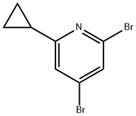 2,4-Dibromo-6-cyclopropylpyridine|