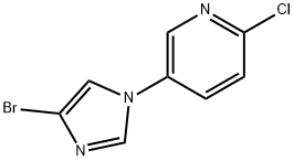 4-Bromo-1-(6-chloro-3-pyridyl)-1H-imidazole Struktur
