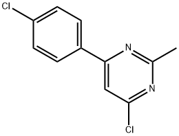 4-chloro-6-(4-chlorophenyl)-2-methylpyrimidine|