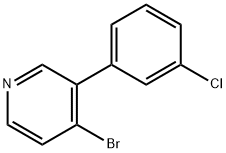 4-Bromo-3-(3-chlorophenyl)pyridine|4-Bromo-3-(3-chlorophenyl)pyridine