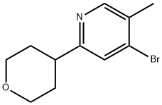 4-Bromo-5-methyl-2-(4-tetrahydropyranyl)pyridine|4-Bromo-5-methyl-2-(4-tetrahydropyranyl)pyridine
