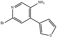 2-Bromo-5-amino-4-(3-thienyl)pyridine|