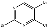 4-Chloro-2,5-dibromopyrimidine Struktur