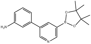 5-(3-Aminophenyl)pyridine-3-boronic acid pinacol ester Struktur
