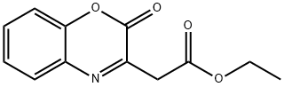 2H-1,4-Benzoxazine-3-acetic acid, 2-oxo-, ethyl ester Structure