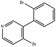 4-Bromo-3-(2-bromophenyl)pyridine Struktur