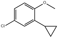 4-Methoxy-3-cyclopropylchlorobenzene Struktur