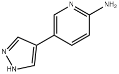 2-Amino-5-(pyrazol-4-yl)pyridine Struktur