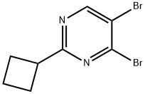 4,5-Dibromo-2-(cyclobutyl)pyrimidine|