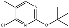 4-Chloro-5-methyl-2-(tert-butoxy)pyrimidine Struktur