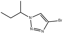 4-Bromo-1-(sec-butyl)-1H-1,2,3-triazole Struktur
