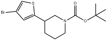 3-Bromo-5-(N-Boc-piperidin-3-yl)thiophene|