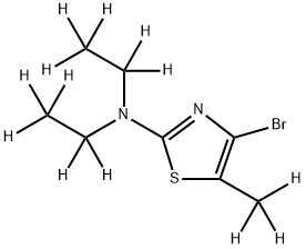 4-Bromo-(2-diethylethylamino-5-methyl-d13)-thiazole|