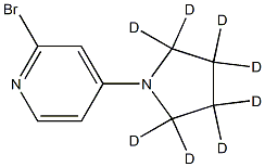 2-Bromo-4-(pyrrolidino-d8)-pyridine|