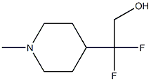 2,2-difluoro-2-(1-methylpiperidin-4-yl)ethan-1-ol Structure