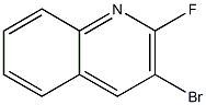 3-bromo-2-fluoroquinoline Struktur