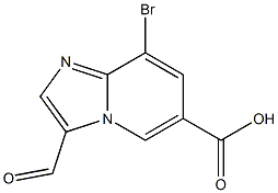 8-bromo-3-formylimidazo[1,2-a]pyridine-6-carboxylic acid|8-bromo-3-formylimidazo[1,2-a]pyridine-6-carboxylic acid