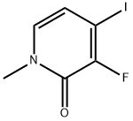 3-Fluoro-4-iodo-1-methylpyridin-2(1H)-one Struktur