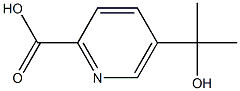 5-(1-Hydroxy-1-methyl-ethyl)-pyridine-2-carboxylic acid Structure