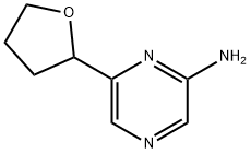 6-(tetrahydrofuran-2-yl)pyrazin-2-amine Struktur