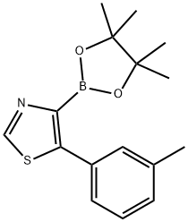 5-(3-Tolyl)thiazole-4-boronic acid pinacol ester|