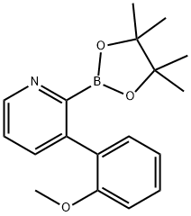 3-(2-Methoxyphenyl)pyridine-2-boronic acid pinacol ester Struktur