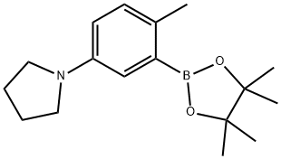 2-Methyl-5-(pyrrolidino)phenylboronic acid pinacol ester|2-Methyl-5-(pyrrolidino)phenylboronic acid pinacol ester