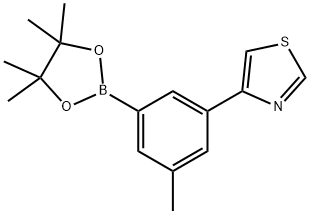 3-(Thiazol-4-yl)-5-methylphenylboronic acid pinacol ester|