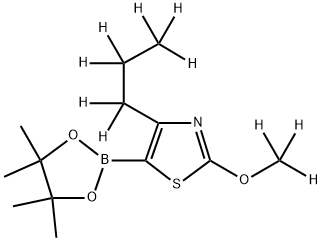 [2-Methoxy-4-(n-propyl)-d10]-thiazole-5-boronic acid pinacol ester|