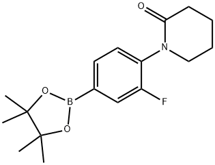 1-[4-(TETRAMETHYL-1,3,2-DIOXABOROLAN-2-YL)-2-FLUOROPHENYL]PIPERIDIN-2-ONE|1-[4-(TETRAMETHYL-1,3,2-DIOXABOROLAN-2-YL)-2-FLUOROPHENYL]PIPERIDIN-2-ONE