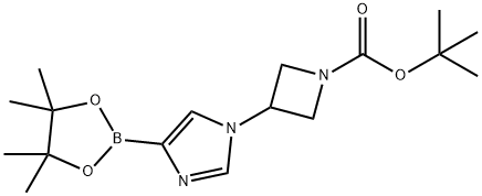 tert-butyl 3-(4-(4,4,5,5-tetramethyl-1,3,2-dioxaborolan-2-yl)-1H-imidazol-1-yl)azetidine-1-carboxylate|